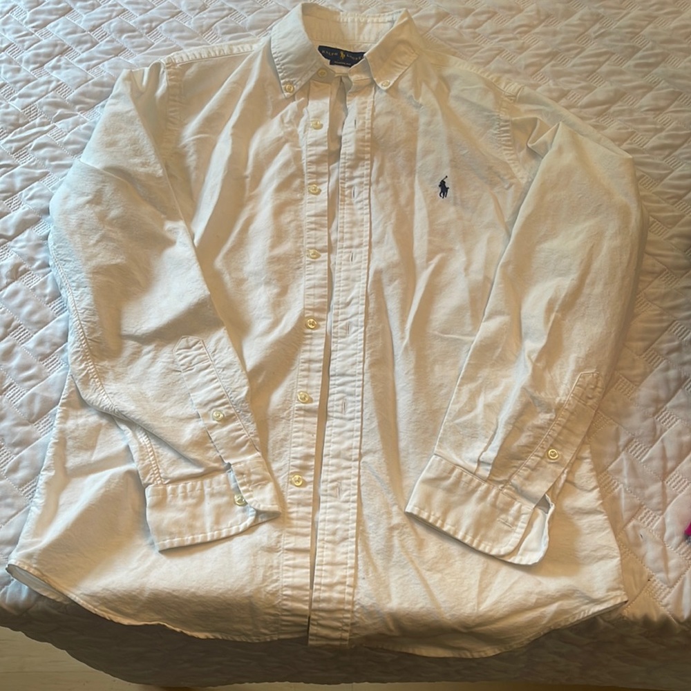 Polo Ralph Lauren Men’s S Classic Fit White Button down